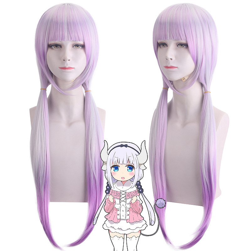 Cos Wig Kobayashi's Dragon Maid Sister Shake Long Fife Naconna Toer Kobayashi Lukoya Wig Cos Wig Kobayashi's Dragon Maid Sister Shake Long Fife Naconna Toer Kobayashi Lukoya Wig