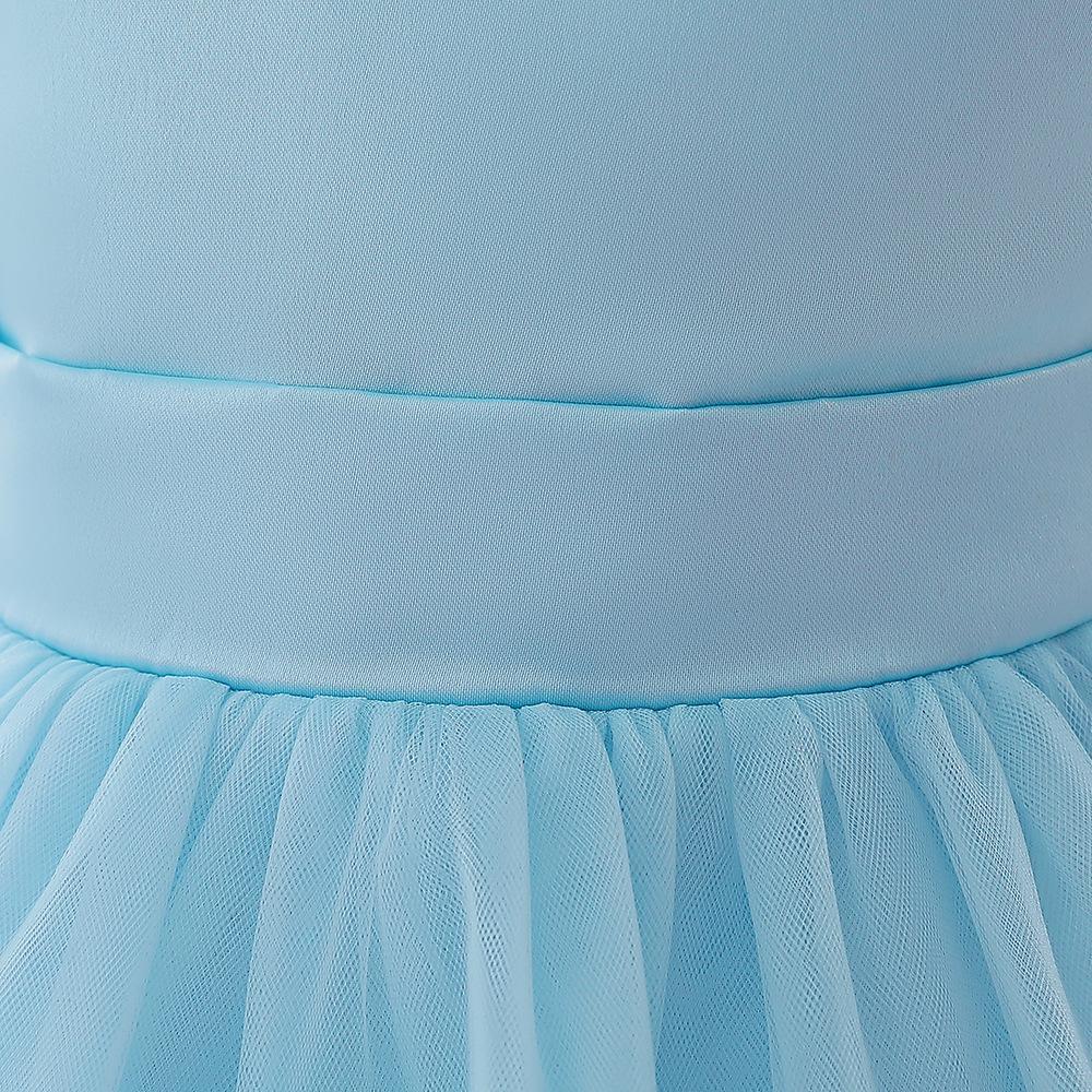 女童礼服拖尾裙