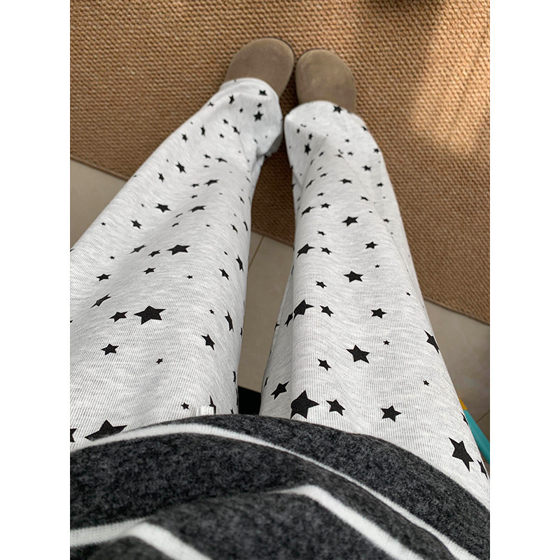 Autumn and Winter New Full-Print Digital Starry Sky Sweatpants for Women, Slim-Fit Couple Style, Niche Ins Straight-Leg Pants Autumn and Winter New Full-Print Digital Starry Sky Sweatpants for Women, Slim-Fit Couple Style, Niche Ins Straight-Leg Pants