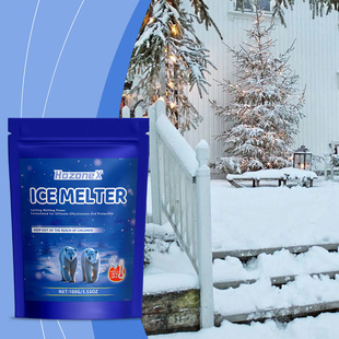 HOZONEX Deicing Agent Winter Snow Freezing Cleaning Deicing and Snow-melting Concrete Low Temperature Snow-melting Agent