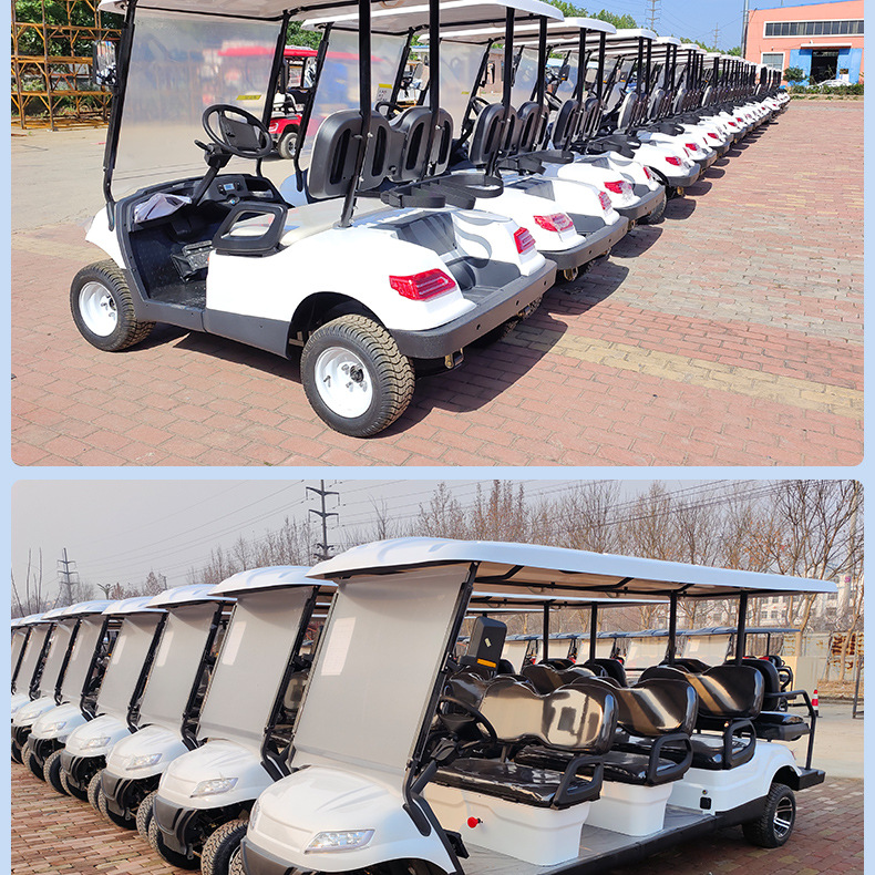 4-Seat and 6-Seat Electric Sightseeing Vehicles for Real Estate Sales Offices, Hotel Scenic Spots, and Golf Carts