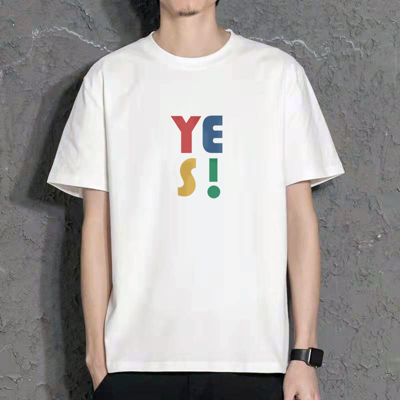 El Comercio exterior transfronterizo nueva camiseta casual de los hombres cuello redondo de manga corta Camiseta de los hombres Slim impreso deportes camisa de fondo