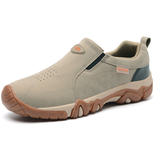 Cross-border large size outdoor sports shoes men's shoes soft sole casual shoes tendon sole men's slip-on dad shoes size 47