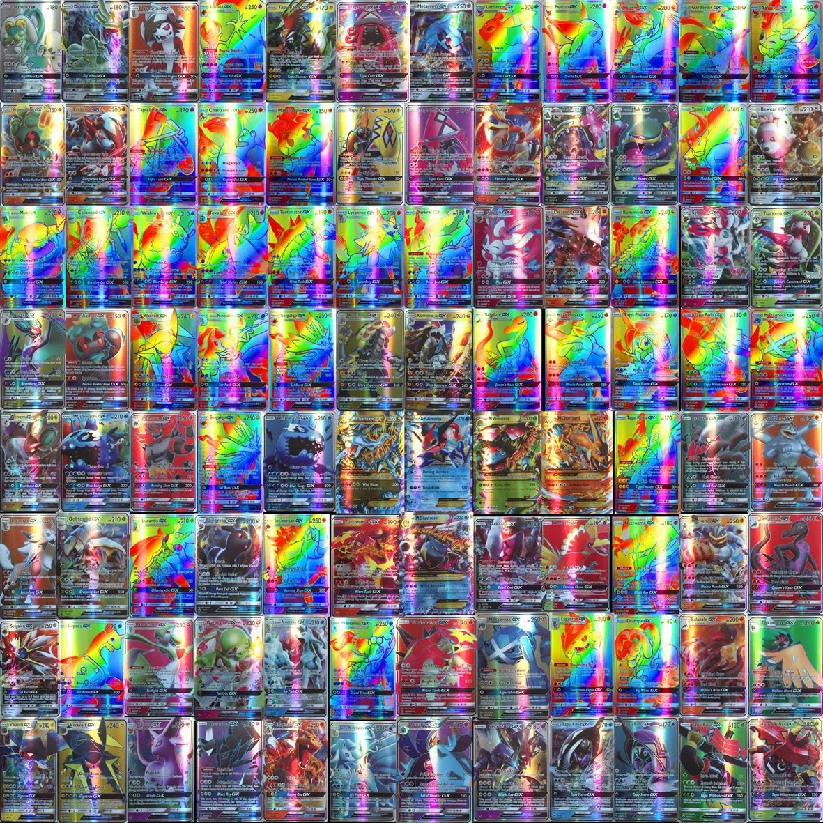 Персонализированная металлическая карта Питомого Эльфа Pokémon MEGA Battle GX карта EX металлическая флеш-карта