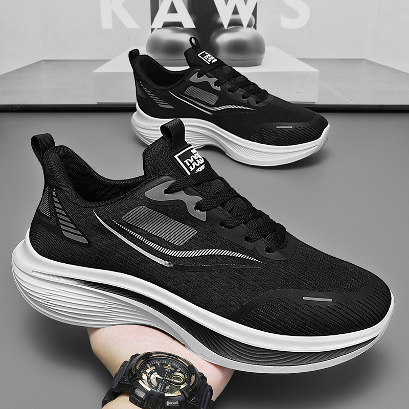 2025 New Summer Breathable Mesh Lightweight Sports Running Men's Shock Absorption Casual Couple Shoes_voghion.com