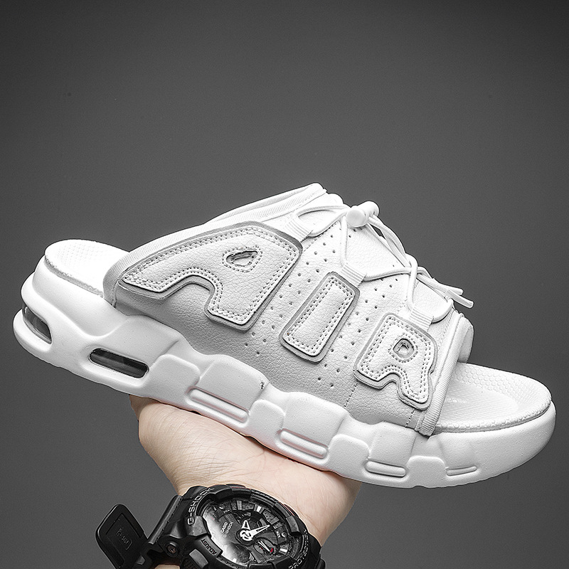 Cojín de aire para hombres Zapatillas de marca de moda Air grande verano desgaste al aire libre Internet celebridad antideslizante plataforma de deportes al aire libre aumento de sandalias de playa