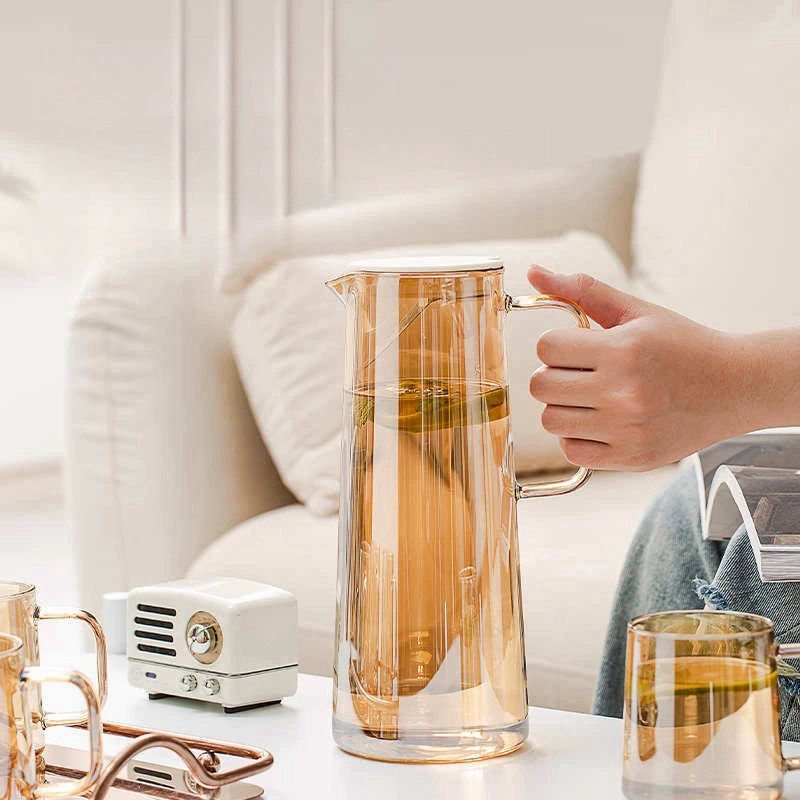 Capacious glass teapot, high quality tea for home use, set