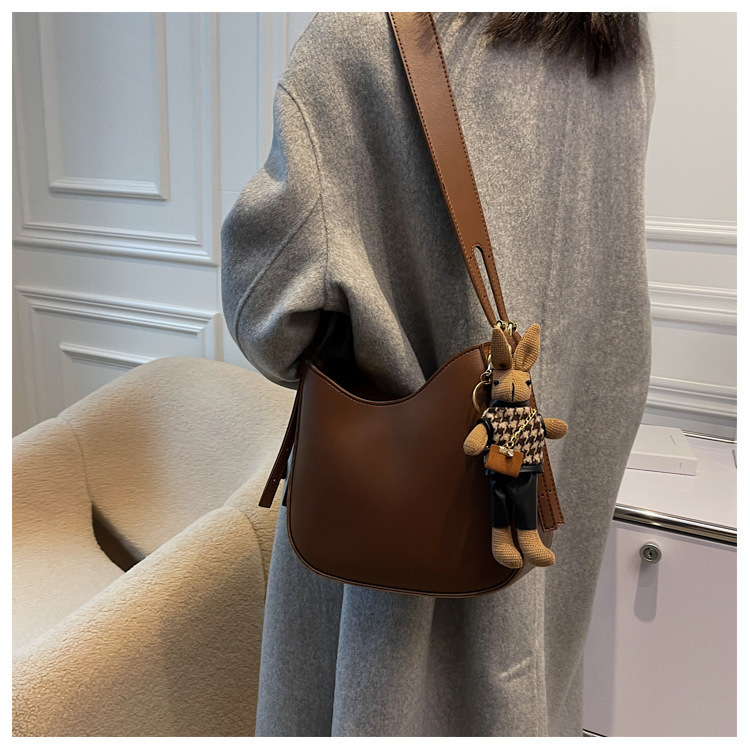 Borsa popolare per le donne 2024 nuova moda texture borsa a tracolla grande capacità retrò borsa a tracolla da donna consegna in un unico pezzo_voghion.com