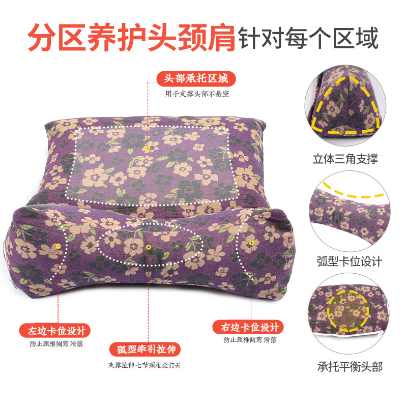 そば枕枕コア頚椎睡眠枕大人の睡眠家庭用骨枕キャンディ枕そば三角枕|undefined