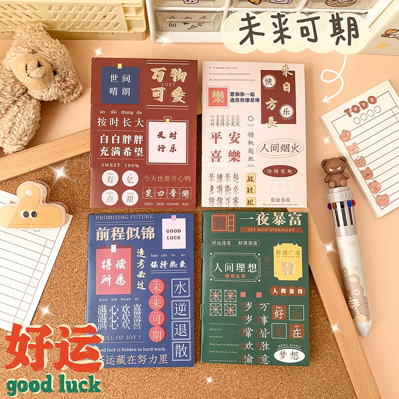 Handheld Notebook, Cute Covers, 8.5×12 cm, Lightweight for Elementary Students