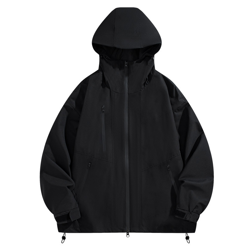 Giacca antivento impermeabile da uomo per primavera e autunno, nuovo design con cuciture a strato singolo e cappuccio,_voghion.com