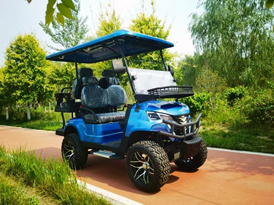 Golf Cart Off-Road Electric Four-Wheel Sightseeing Car Scenic Area Golf Course Airport Shuttle Electric Golf (Elektrikli qolf avtomobilləri) - 11-row-of-4-seats