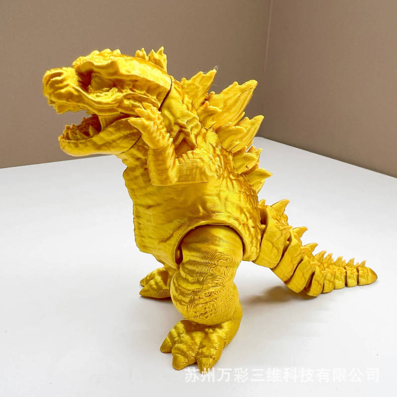 3d打印哥斯拉怪兽之王跨境爆品帝国崛起金刚手模型可动关节造型|undefined