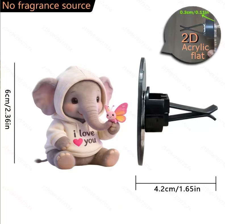 Comercio exterior transfronterizo suéter gatito productos acabados ventilador clips decoración de automóviles perfume adorable acrílico decoración impermeable image 88
