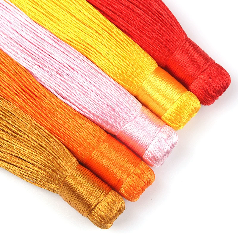 Китайский узел кисточкой Yiwu 12 см маленькая кисточка Автомобильная подвесная кисточка ручной работы кисточка DIY полуфабрикат кисточка