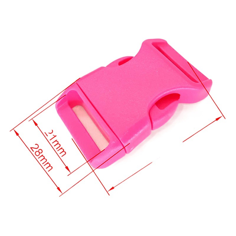 15/20/25MM multifunctional buckle elastic band clothing buckle umbrella rope bracelet buckle DIY accessories color buckle