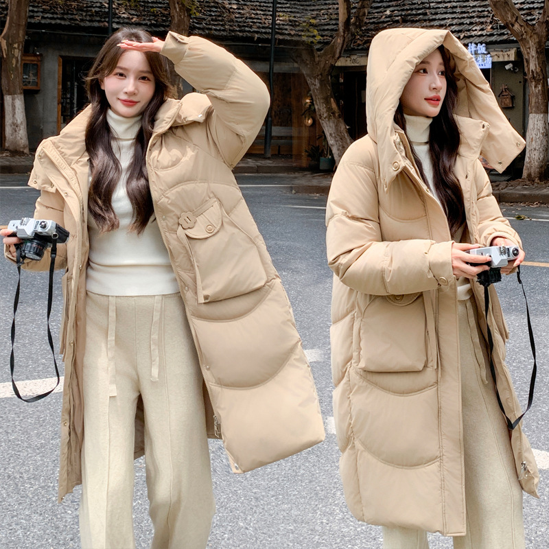 Algodón grueso para mujeres 2025, otoño y invierno nuevo estilo coreano de tamaño grande suelto, chaqueta de algodón de moda