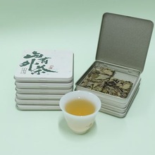 白茶福鼎白茶白牡丹30g铁盒装明前茶叶小方片花香牡丹小茶饼