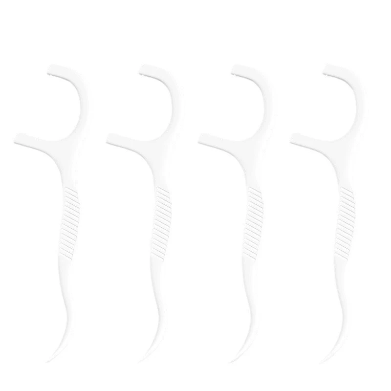 Dental floss, handheld elastic oral hygienic pack for home use