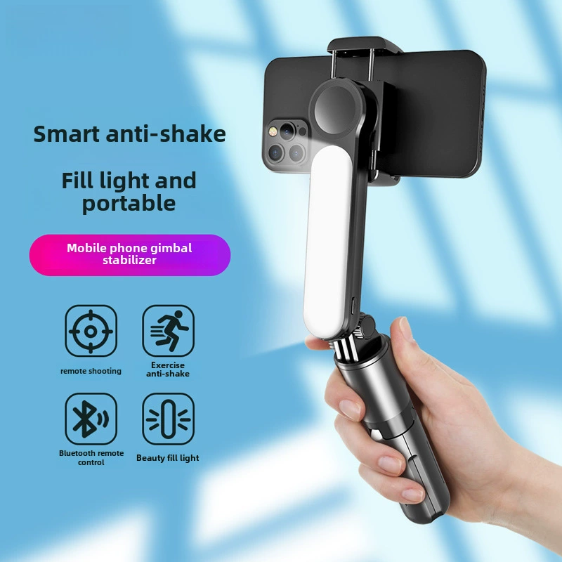 L09 handheld stabilizer Bluetooth self -timer beauty, beauty supplement light, anti -shake Vlog single -axis mini -stabilized shooting