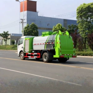 Dongfeng pure electric food waste truck available for wholesale, low-noise operation, direct sales from the manufacturer
