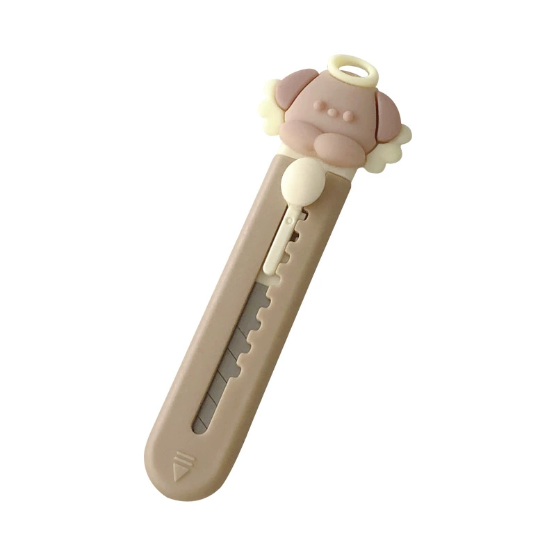 Small cute three dimensional cartoon pocket knife for elementary school students, handmade