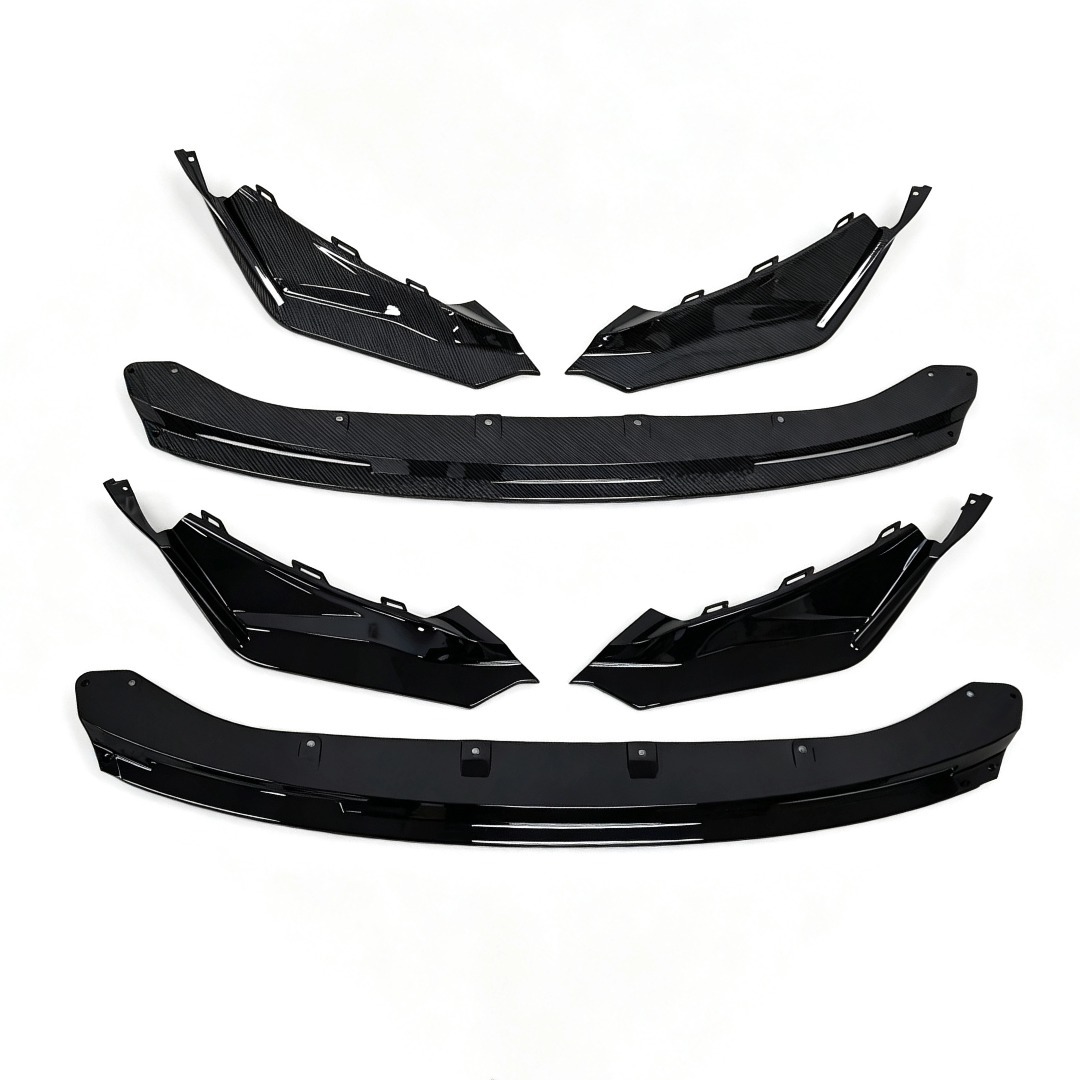 Suitable for 2020-24 BMW M3 M4 G80 G82 C model front spoiler modification bumper lip decorative accessories