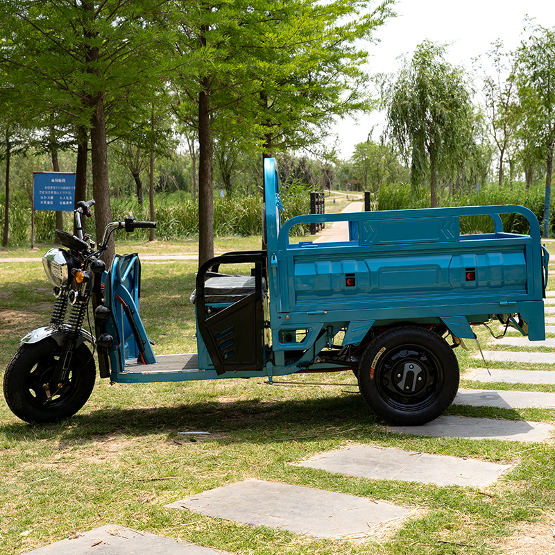 1.5 Mixiang No.1 triciclo eléctrico de carga de transporte de carga para personas, vehículo eléctrico de doble propósito, vehículo agrícola doméstico de triciclo desnudo