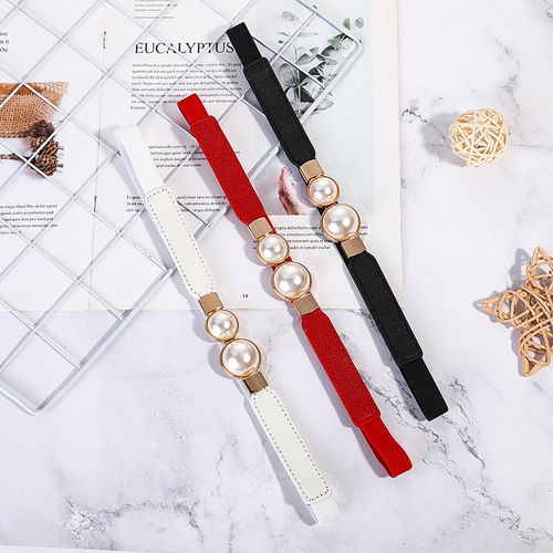  Summer Direct Manufacturer Supply Korean Style Alloy Button Fastener Women's Fashion Style Casual Elastic Band Waist Skirt