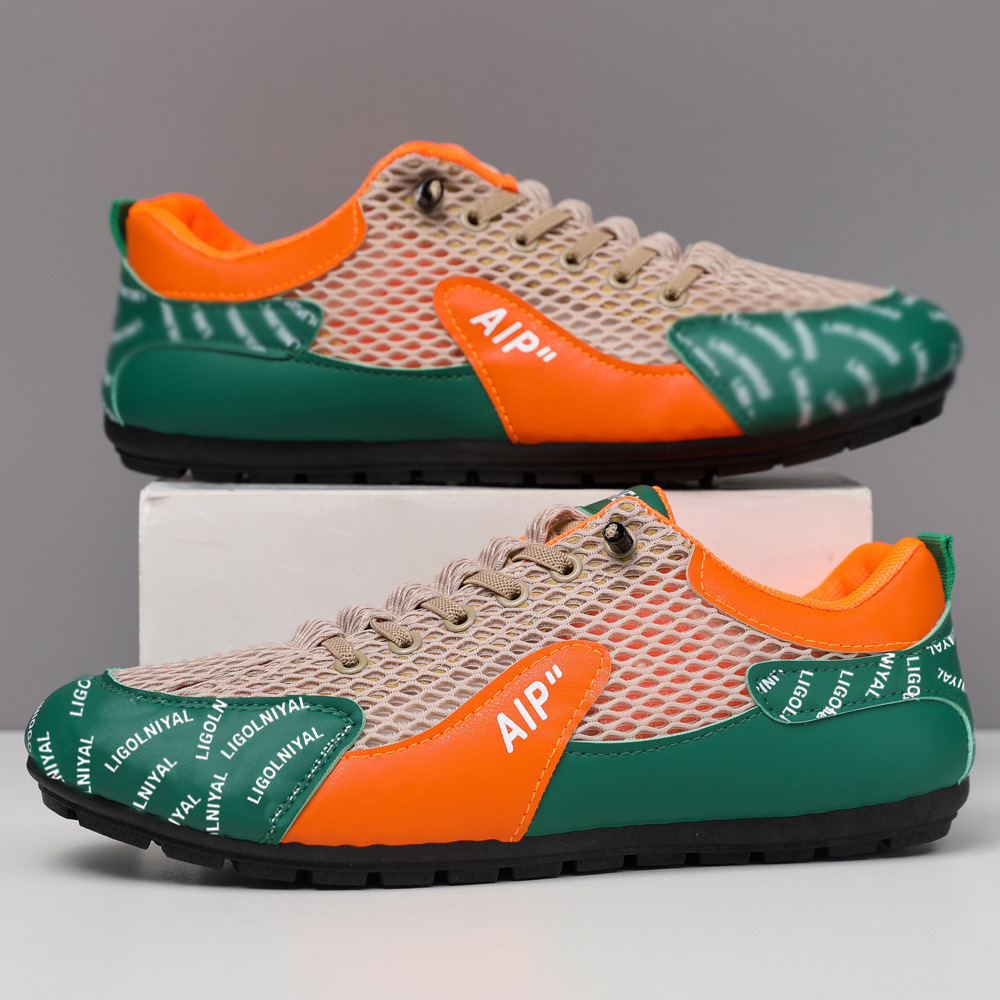 Zapatos de hombre Gump, zapatos casuales de malla transpirables, zapatos casuales de moda, zapatos de un pie, zapatos de hombre, zapatos de hombre image 5