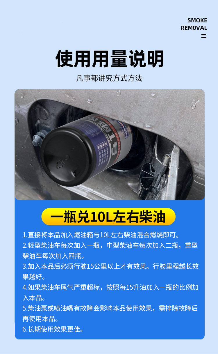 Mike Fuel Treasure 355ml Car Engine Cleaning Agent Removes Black Smoke Gasoline Additive Carbon Deposit Eliminator