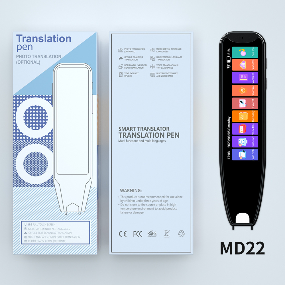 MD22 Voice Translator Offline Scan Translation Pen Translation Pen Factory 4