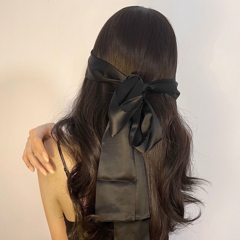 Blackout Double-Sided Eye Mask in Black and Red with 150cm Pink and White Hand-Binding Accessory — detail image 4