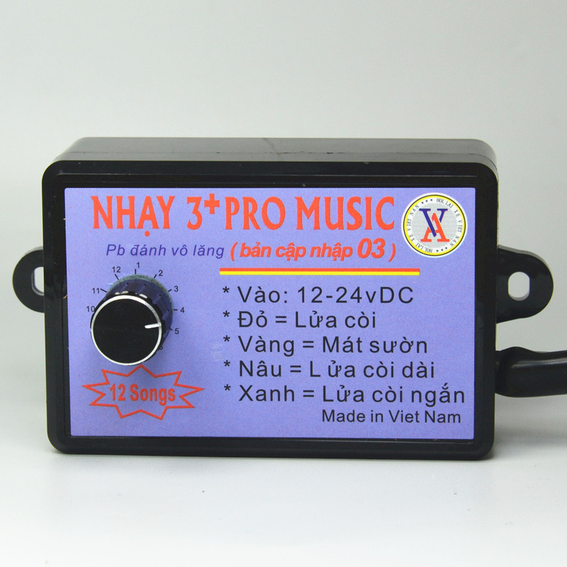 Música general vietnamita de ocho tonos de doce tonos de automóviles, motocicletas, camiones, altavoces multitono, caja de control de sintonización
