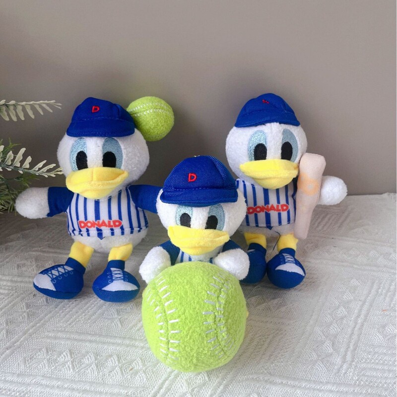 日本のドナルドダックぬいぐるみかわいいアヒルペンダントアヒル人形かわいいバックパック車のペンダント誕生日ギフト|undefined