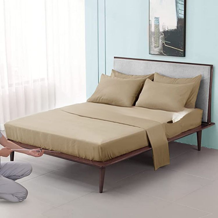 Suministro directo de fábrica nuevo paño cepillado cama de color sólido conjunto de cuatro piezas transfronterizo Amazon