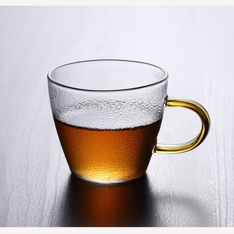 Estufa tetera hogar patrón de martillo de vidrio resistente al calor tetera té separación de alta temperatura resistente filtro té fabricante traje