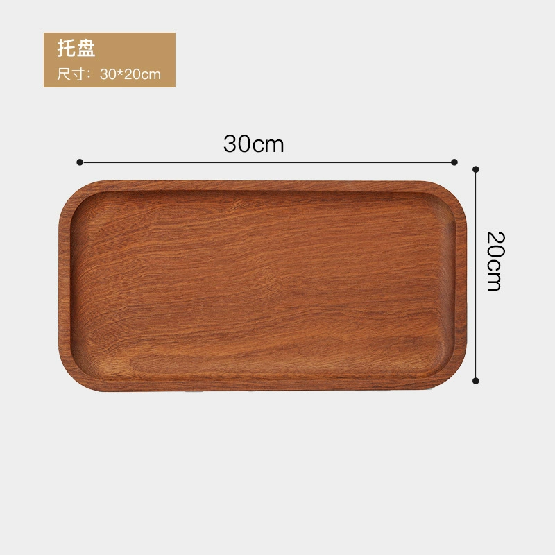 Wooden cutting board for home, bread board, cake platter, fruit chopping board, dormitory wood board, tea restaurant steak board