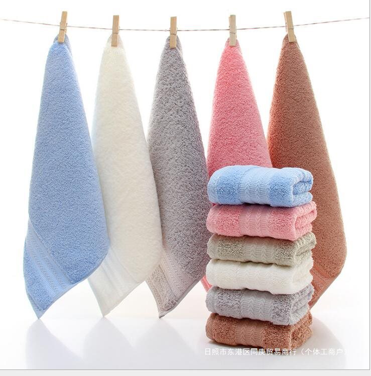 Soft scarf for hotel for home use for adults, children's cotton towel for face washing, increased thickness, water absorbent