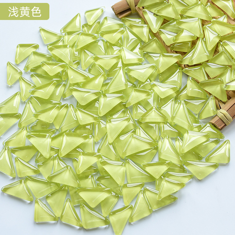混合モザイク diy 手作りフリーストーンクリエイティブ生産材料カラークリスタルガラスルース粒子装飾自己粘着|undefined