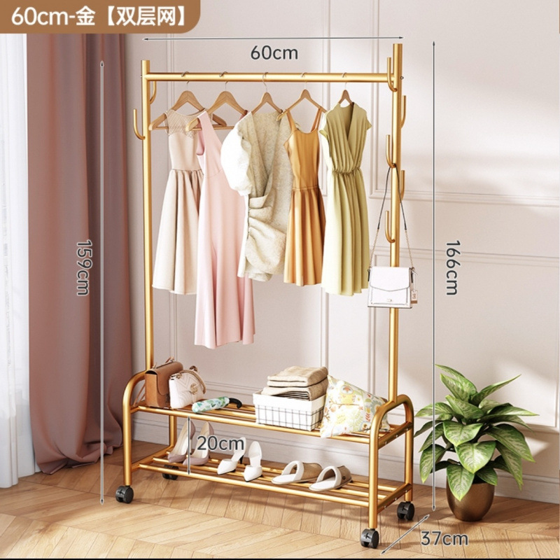 Tendedero, piso, piso, tendedero interior, balcón, dormitorio, ropa colgante, perchero simple de un solo poste para el hogar image 18