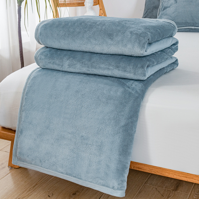 Flannel duvet, coral sheet, increased thickness