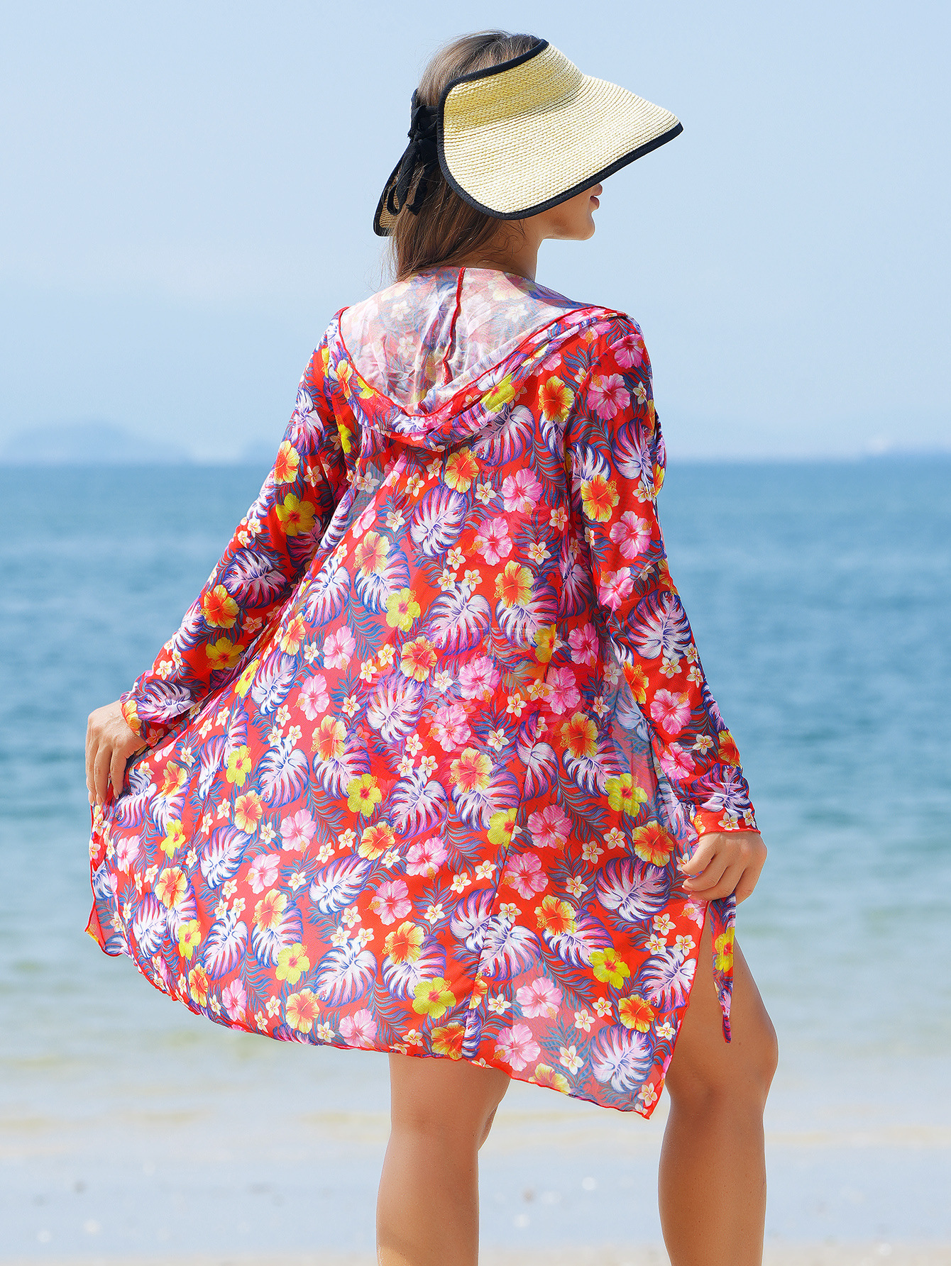 GraceChic Ming Yi New European And American Fashion High-End Sexy Multi-Color Printed Bikini BIKINI Three-Piece Women's Swimsuit_voghion.com