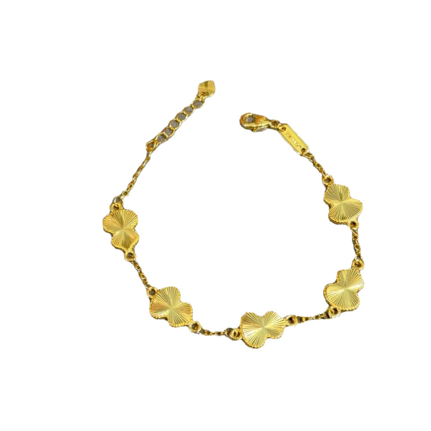 High color laser gourd bracelet gold shop with flash jewelry niche exquisite gourd bracelet for girlfriend gift_voghion.com