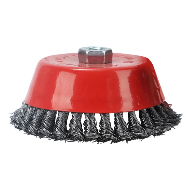 Девять лошадиных проволочных колес 3-дюймовая щетка для скручивания 4-дюймовая винтовая чаша для шлифования ржавчины и полировки шаров 4-дюймовые скрученные проволочные щетки типа проволоки