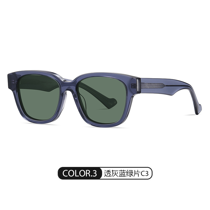 Lente polarizada de placa hecha a mano S32103 nuevas gafas de sol femeninas ins gafas de sol cuadradas gafas de sol UV para exteriores