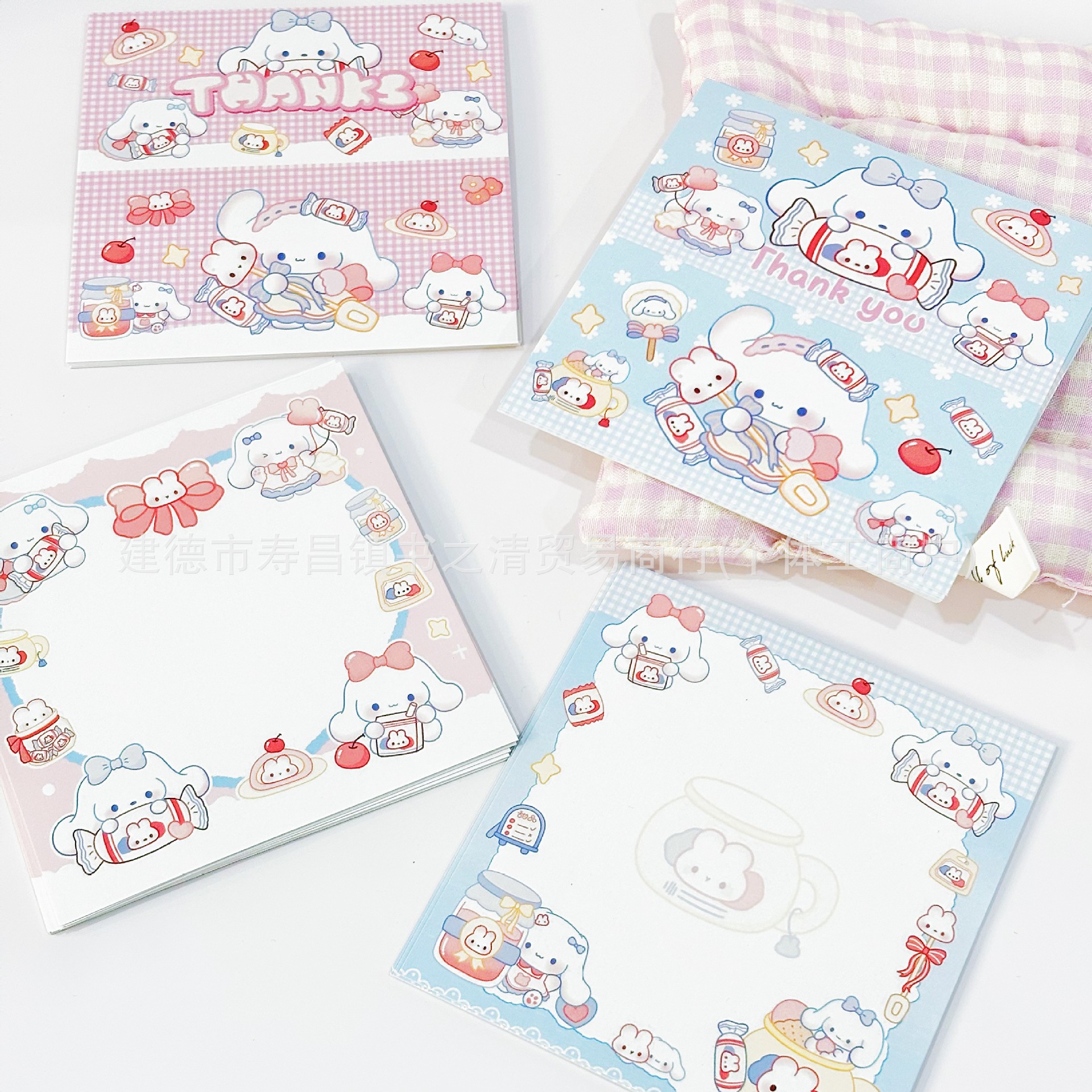 10cm可爱卡通玉桂狗捏捏卡头饰品卡对折卡纸小卡出卡打包素材批