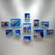 Sky blue mediterranean painting core