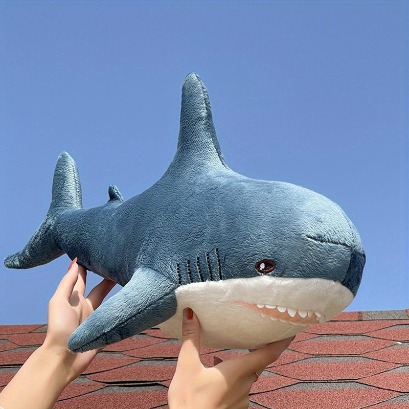 Amazon Ah Shark Pillow Stuffed Toy Shark Doll Rag Doll Simulation Sleeping Doll Sofa Cushion
