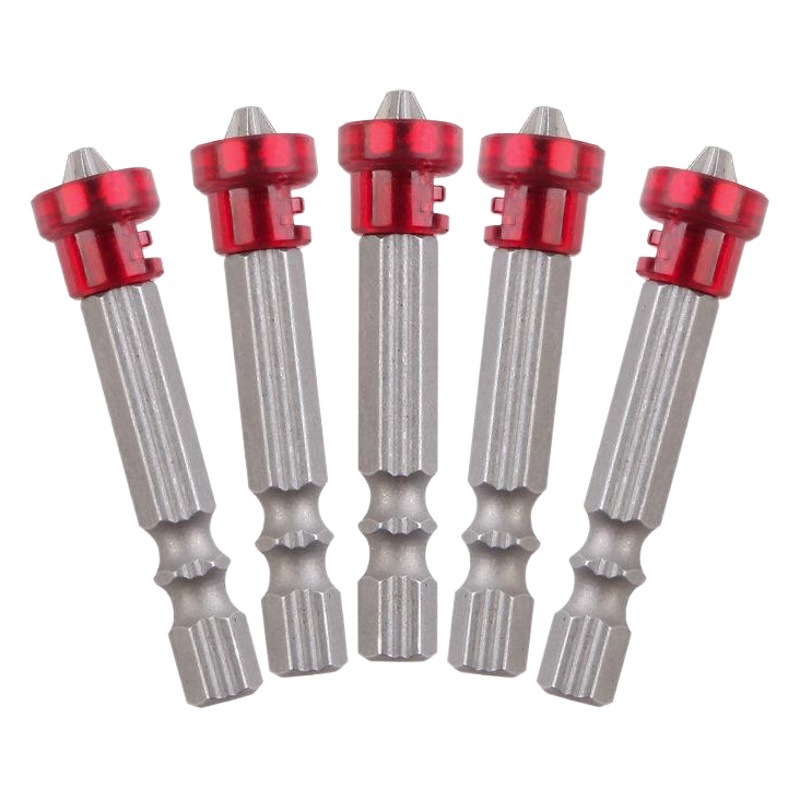 Destornillador eléctrico fuerte Cruz magnética cabeza de destornillador taladro de mano fuerte anillo magnético cabeza de destornillador 50mm cabeza individual destornillador de aire destornillador cabeza